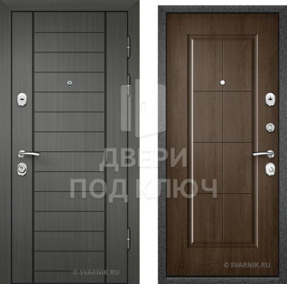 Металлическая входная вторая дверь в офис ДПК-2404