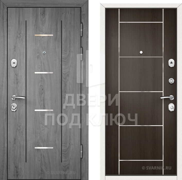 Входная усиленная дверь на дачу ДПК-9554