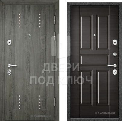 Входная металлическая дверь под ключ в коттедж ДПК-5043