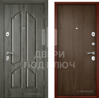 Входная вторая металлическая дверь в коттедж ДПК-2308