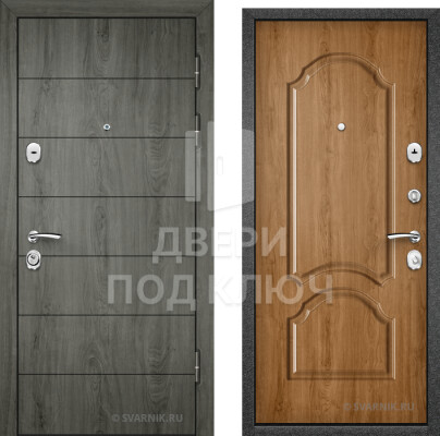 Входная дверь левого открывания в коттедж ДПК-3437