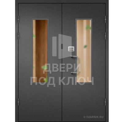 Подъездная дверь с накладным кодовым замком ДПК-13800